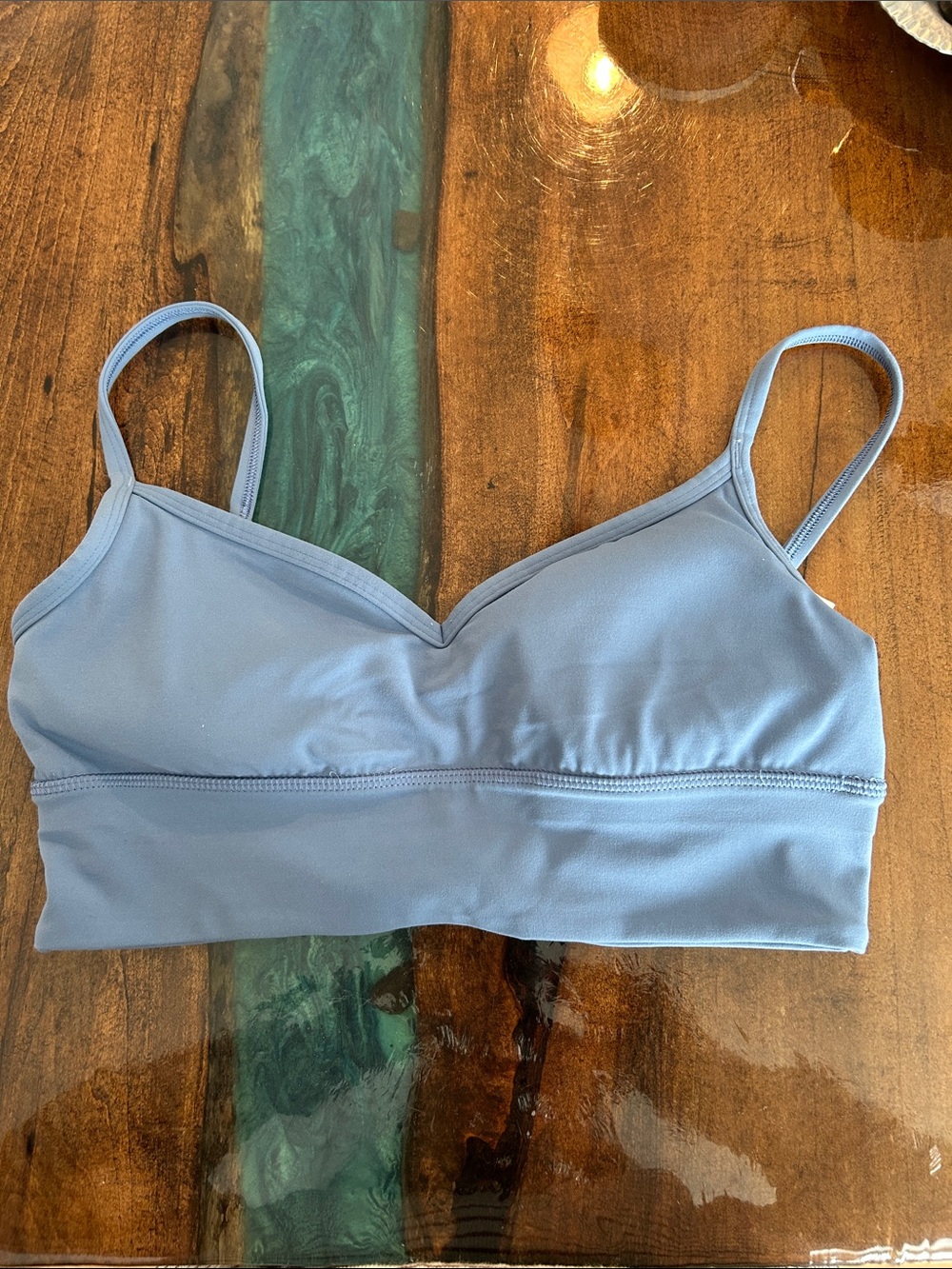 Lululemon Light Blue Women's Stretch Bralette